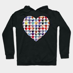 Painted Hearts Hoodie